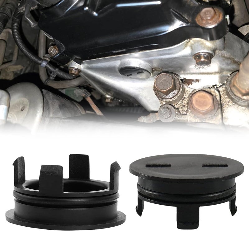 vvag 2PCS Cylinder Head Rear Cam Plug, Cam Plug Cap Compatible with Honda Civic Fit HR-V Insight CR-V CR-Z Acur Integra, Replace 12513-P72-003 - Image 1